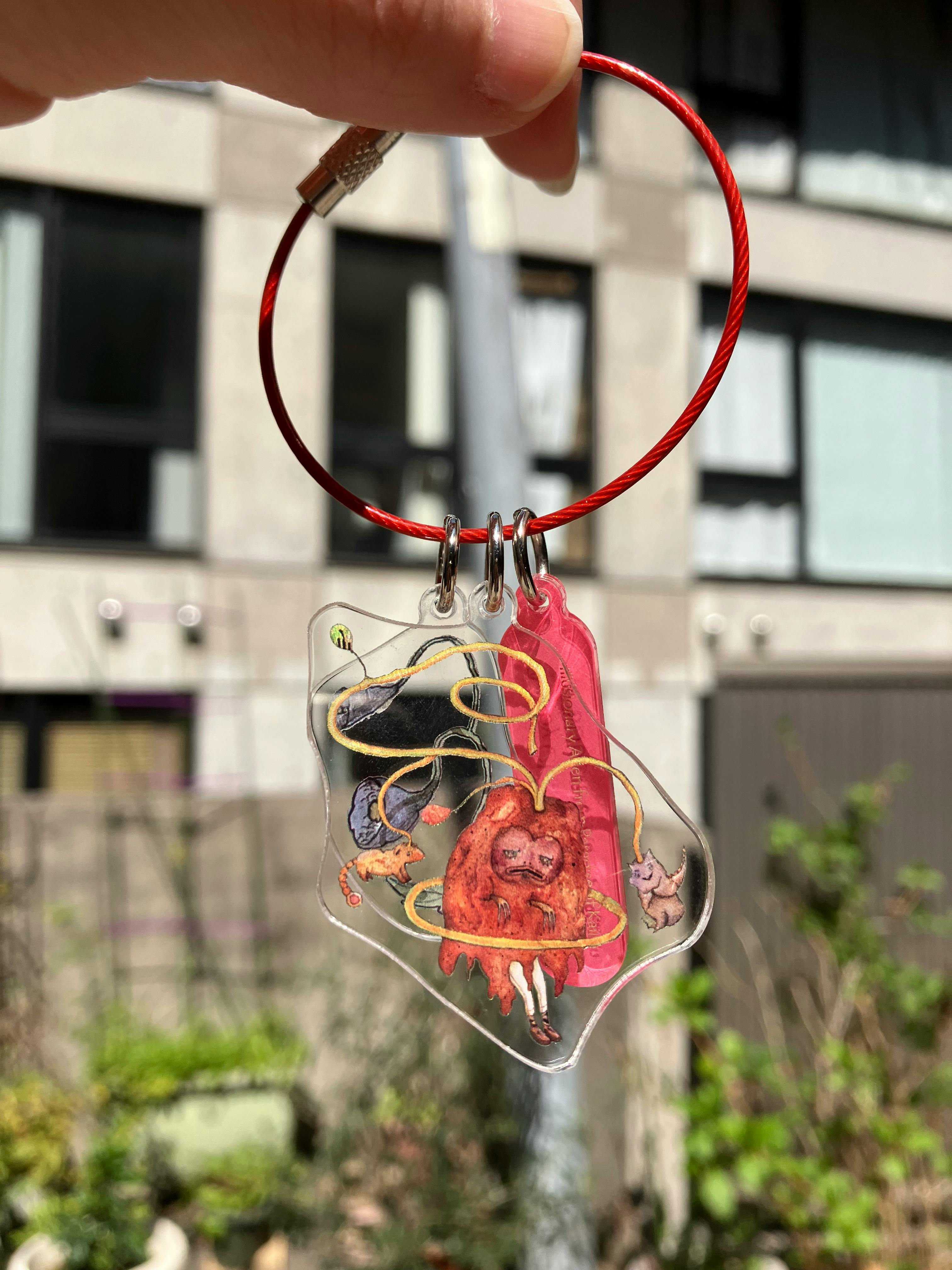 「かいじゅうたちの楽園」アクリルキーホルダー／ピグモン