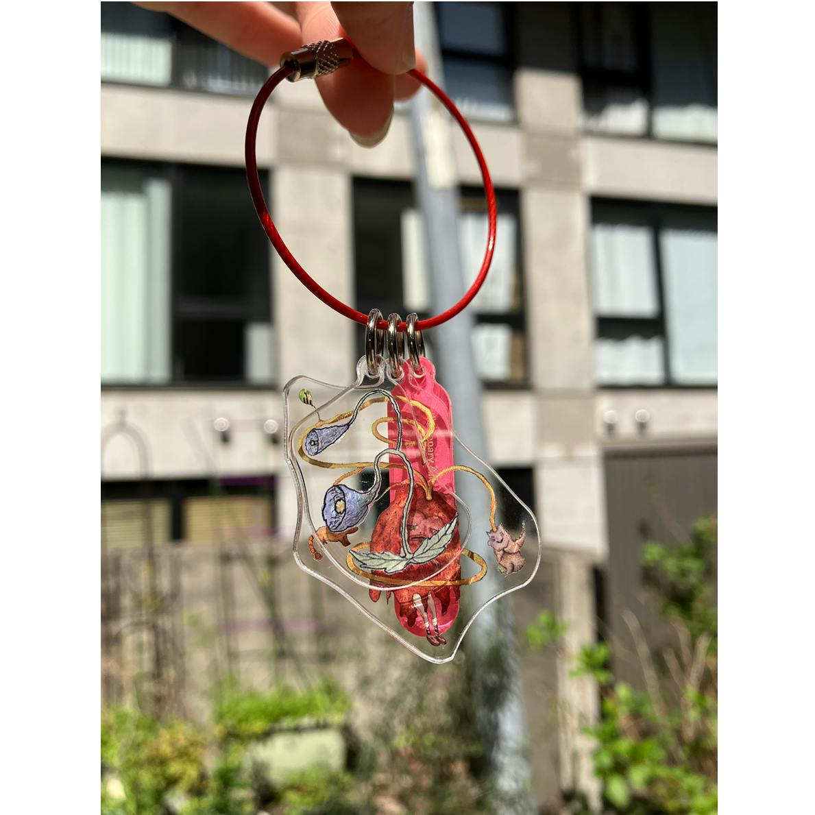 「かいじゅうたちの楽園」アクリルキーホルダー／ピグモン