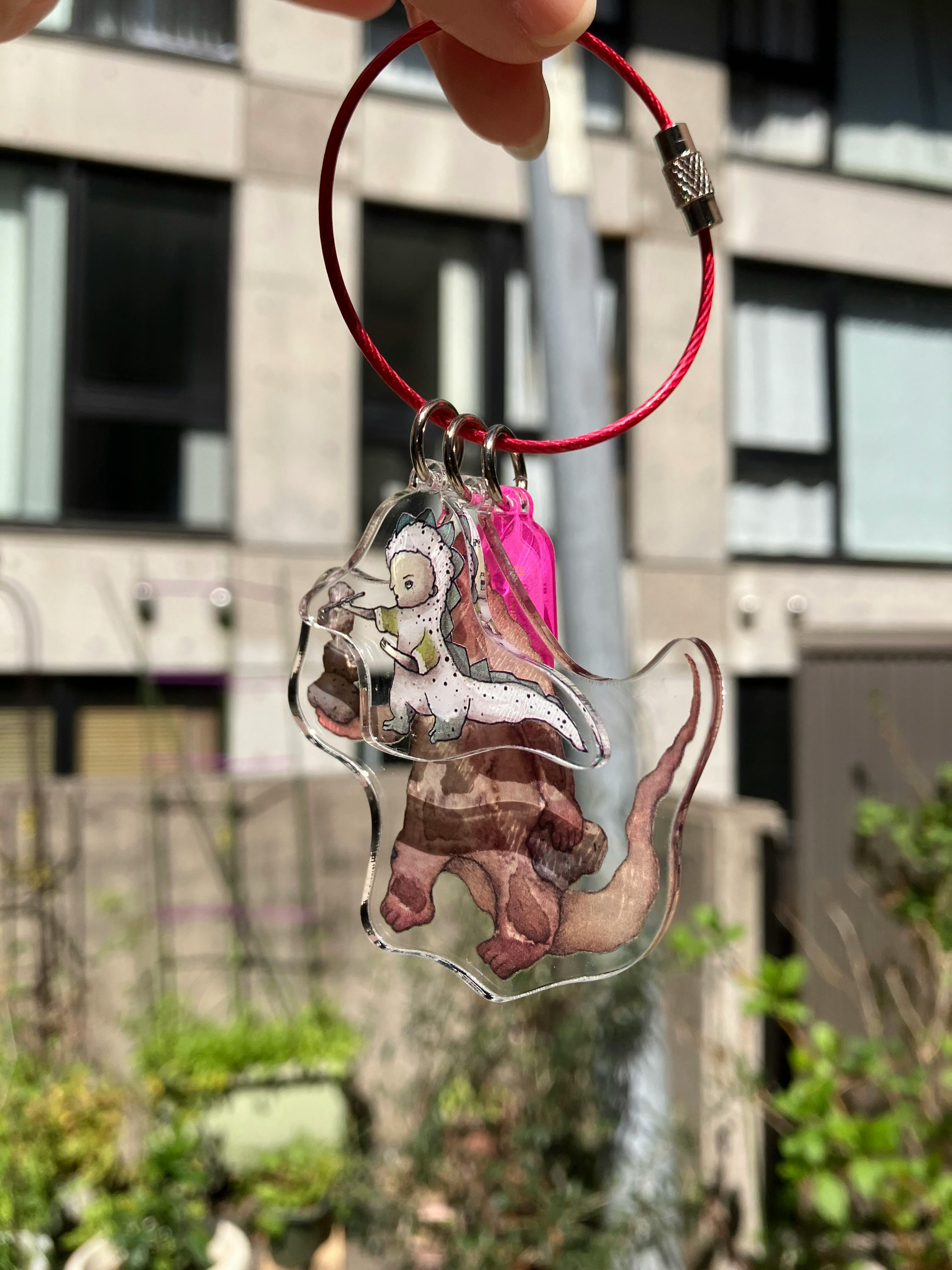 「かいじゅうたちの楽園」アクリルキーホルダー／レッドキング