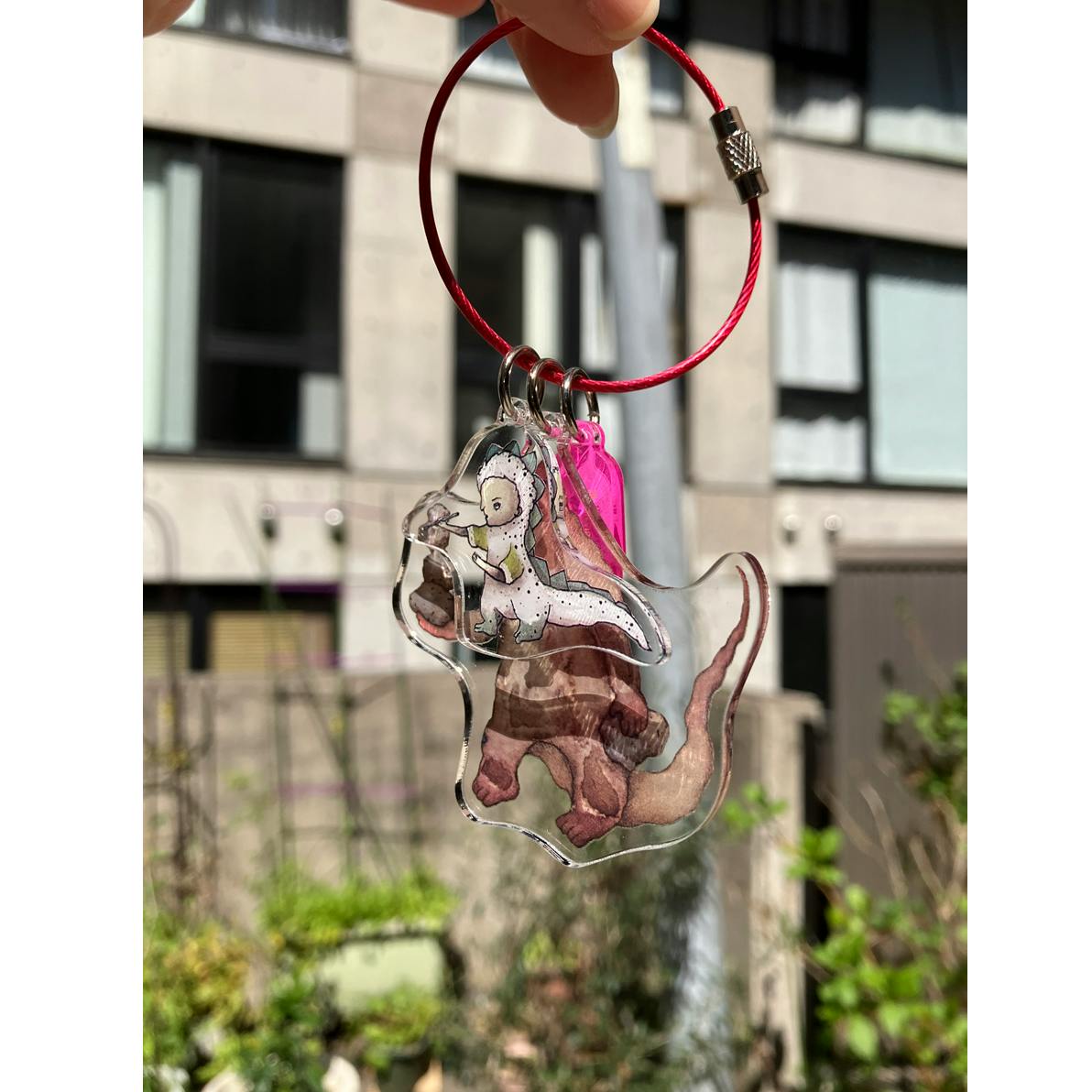 「かいじゅうたちの楽園」アクリルキーホルダー／レッドキング