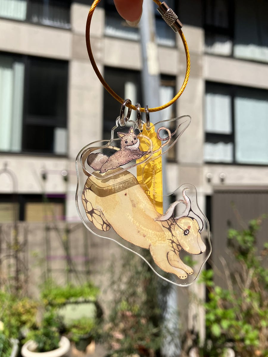 「かいじゅうたちの楽園」アクリルキーホルダー／エレキング