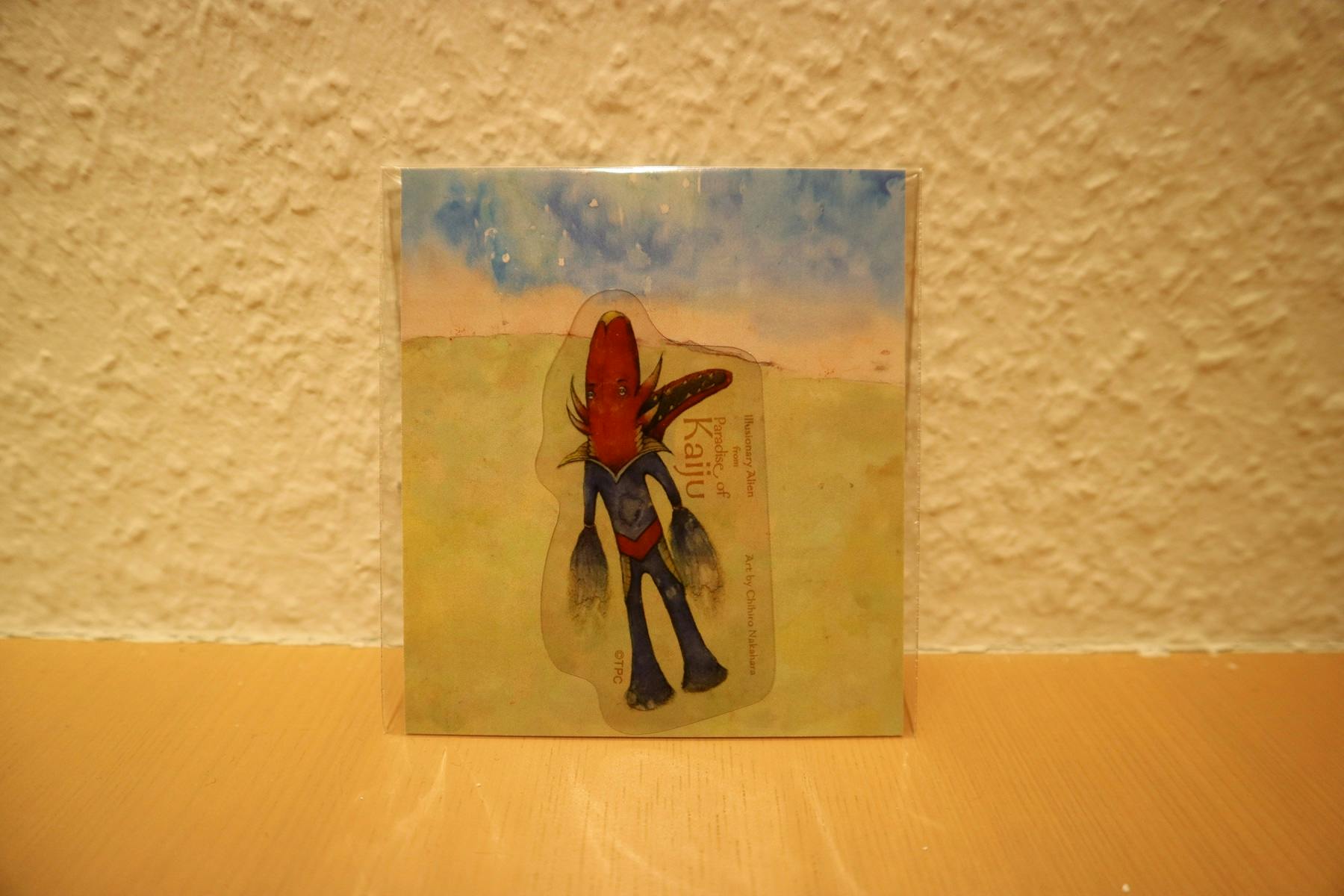 「かいじゅうたちの楽園」ステッカー／メトロン星人