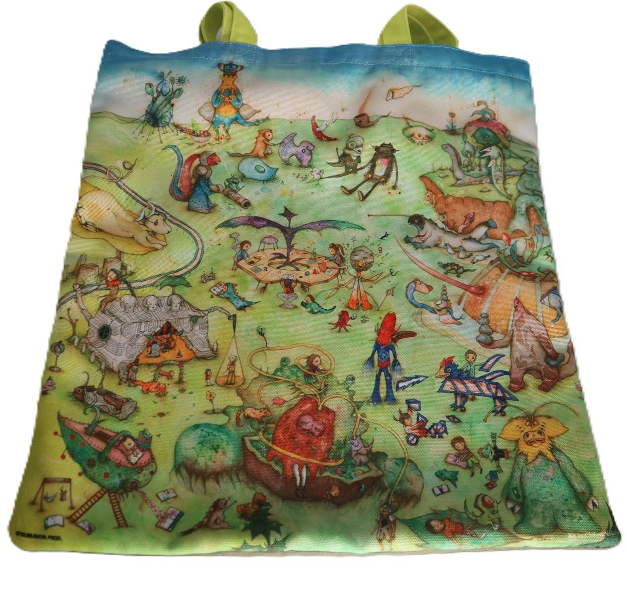 「かいじゅうたちの楽園」トートバッグ