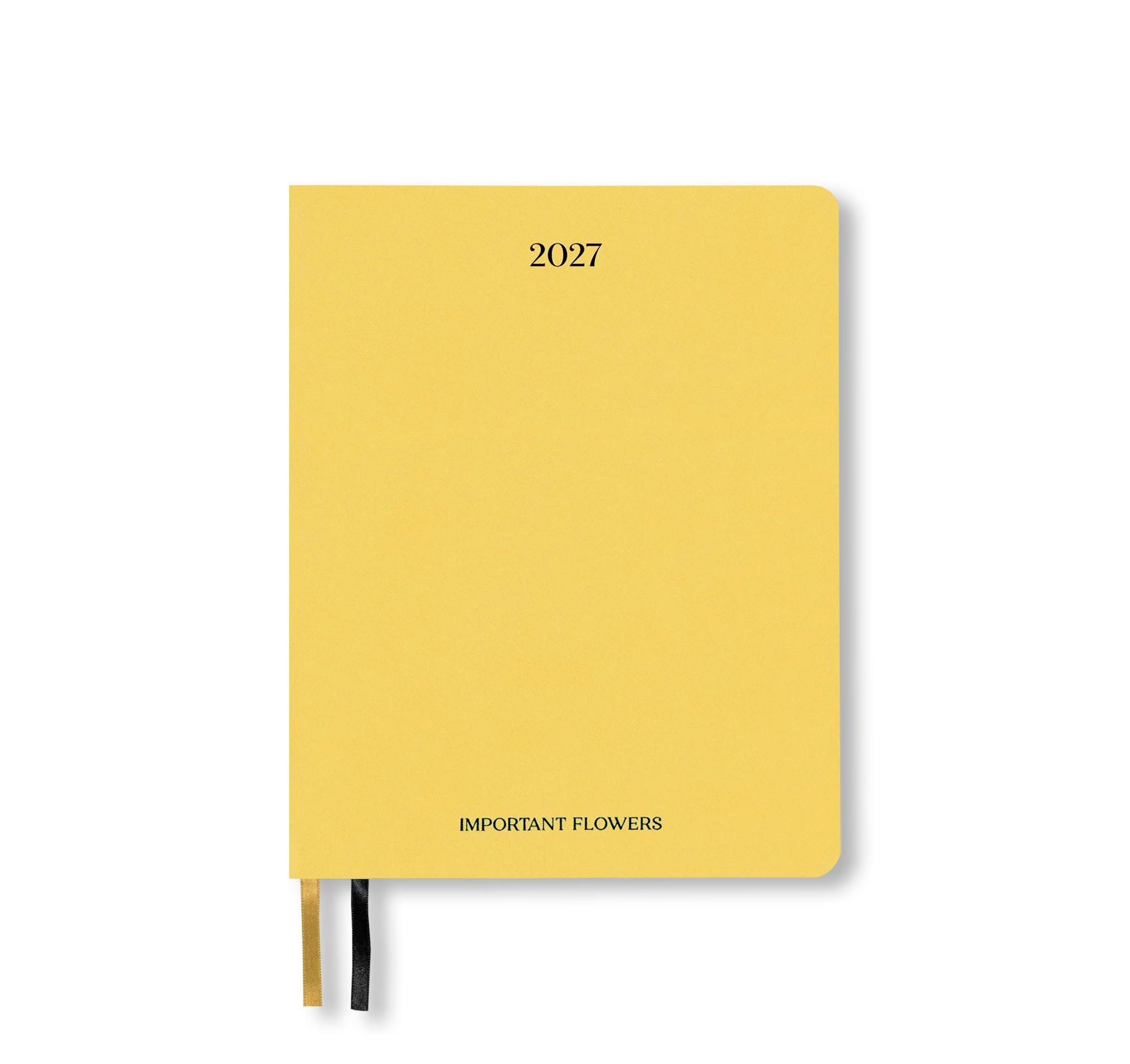 [予約受付中] THE IMPORTANT FLOWERS PLANNER 2027