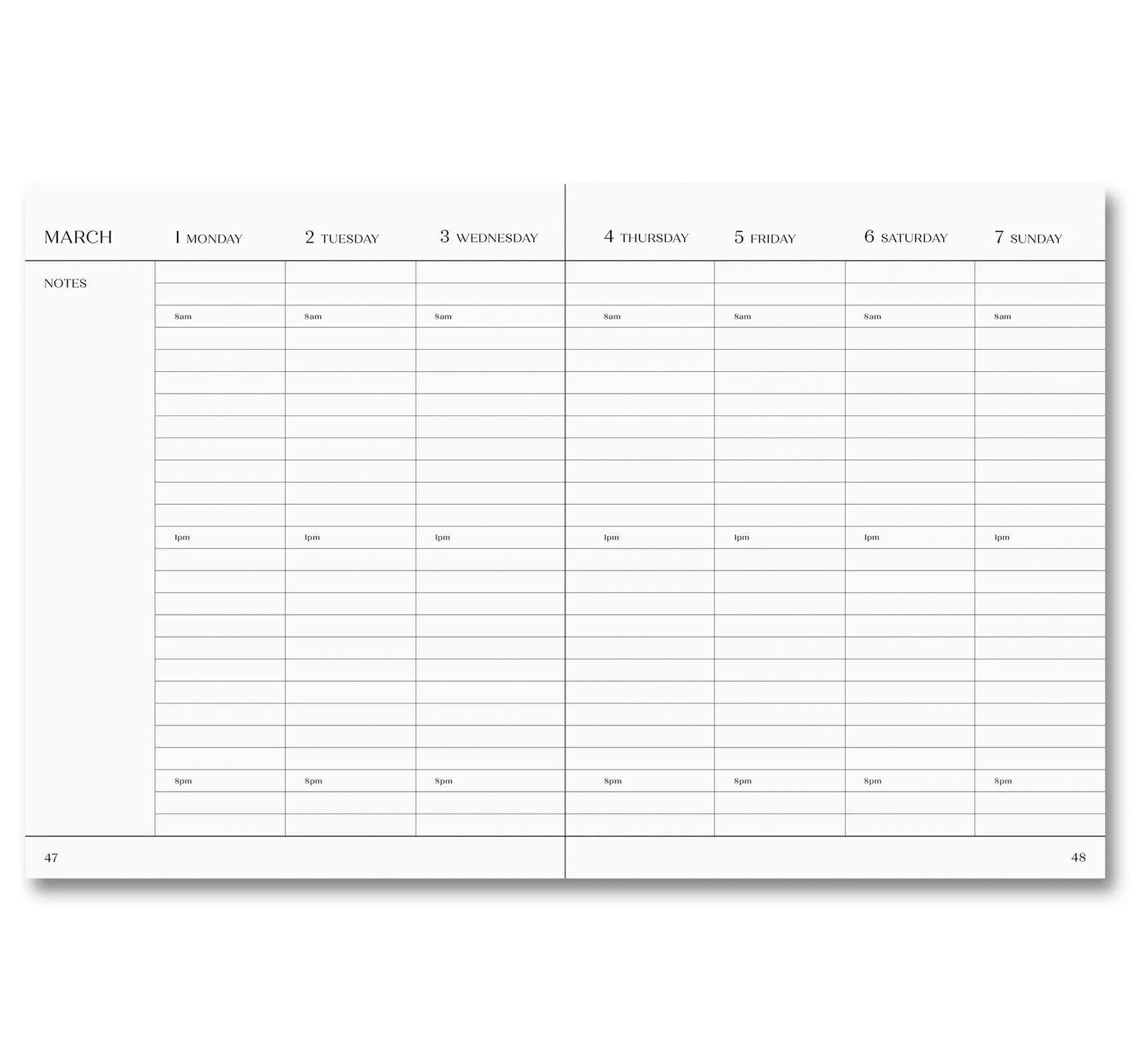 [予約受付中] THE IMPORTANT FLOWERS PLANNER 2027