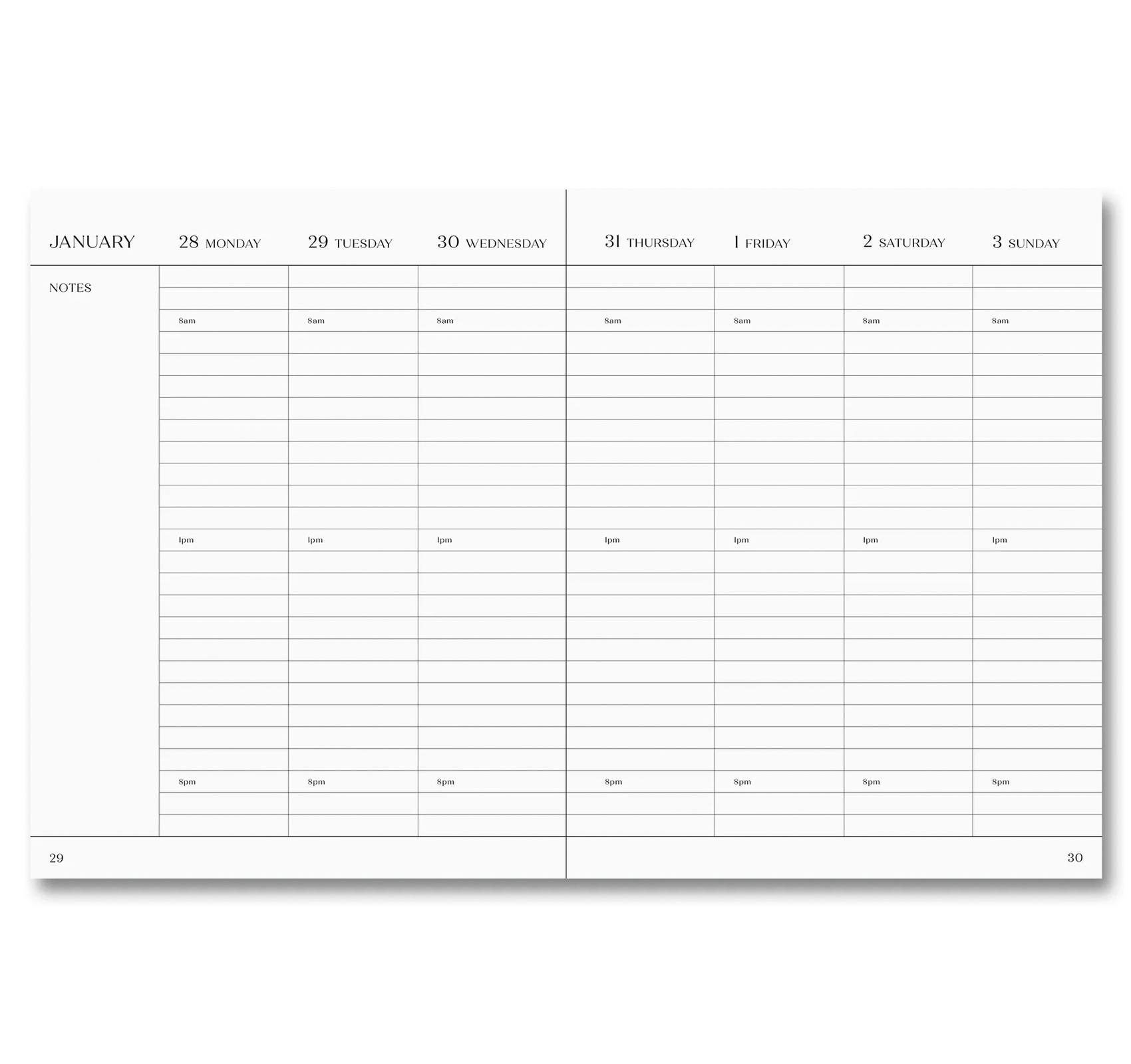 [予約受付中] THE IMPORTANT FLOWERS PLANNER 2027