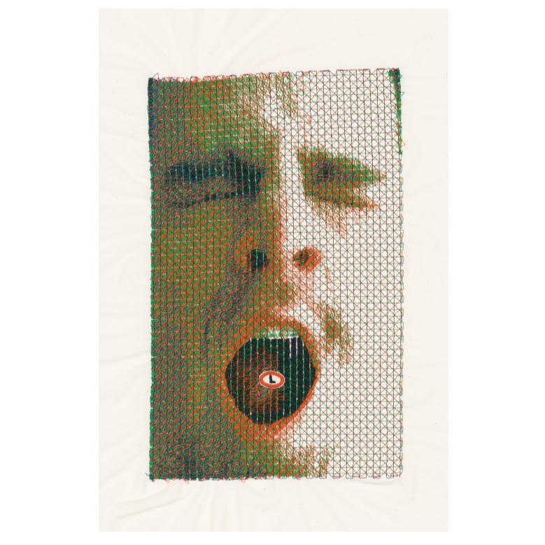 Embroidery Print Poster - Akubi