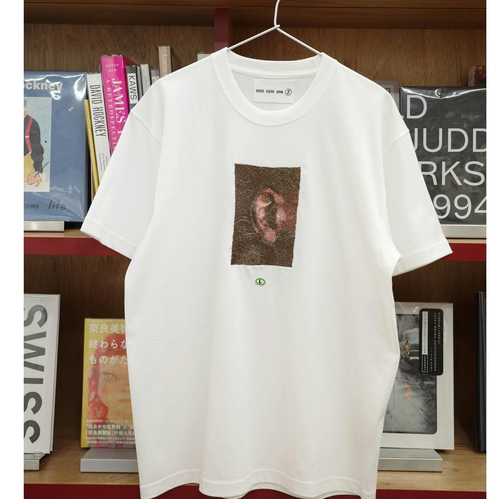 size-L 心の耳／hEARt Tee - 10color  white