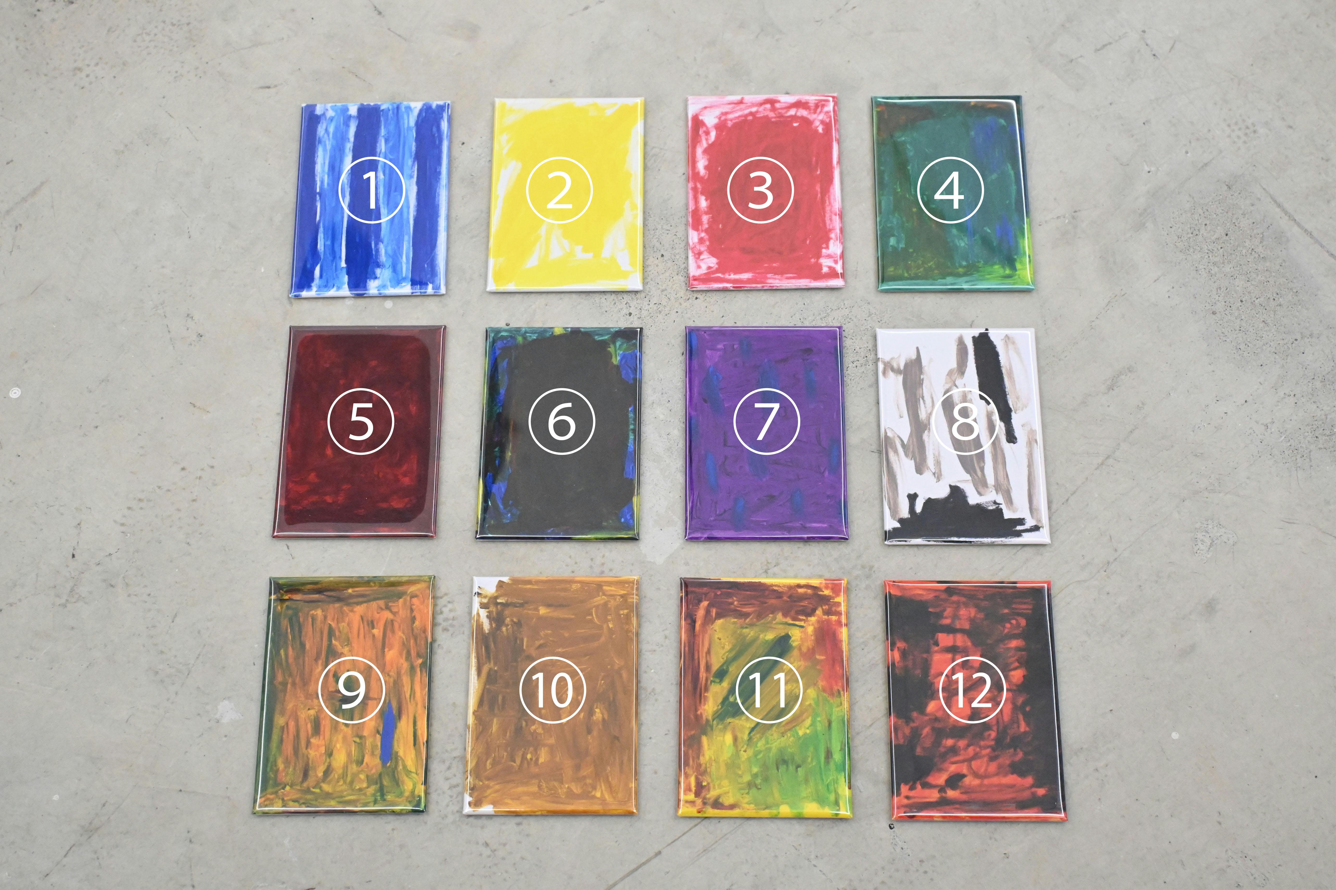 加賀美健「10 minutes paintings」マグネット　7