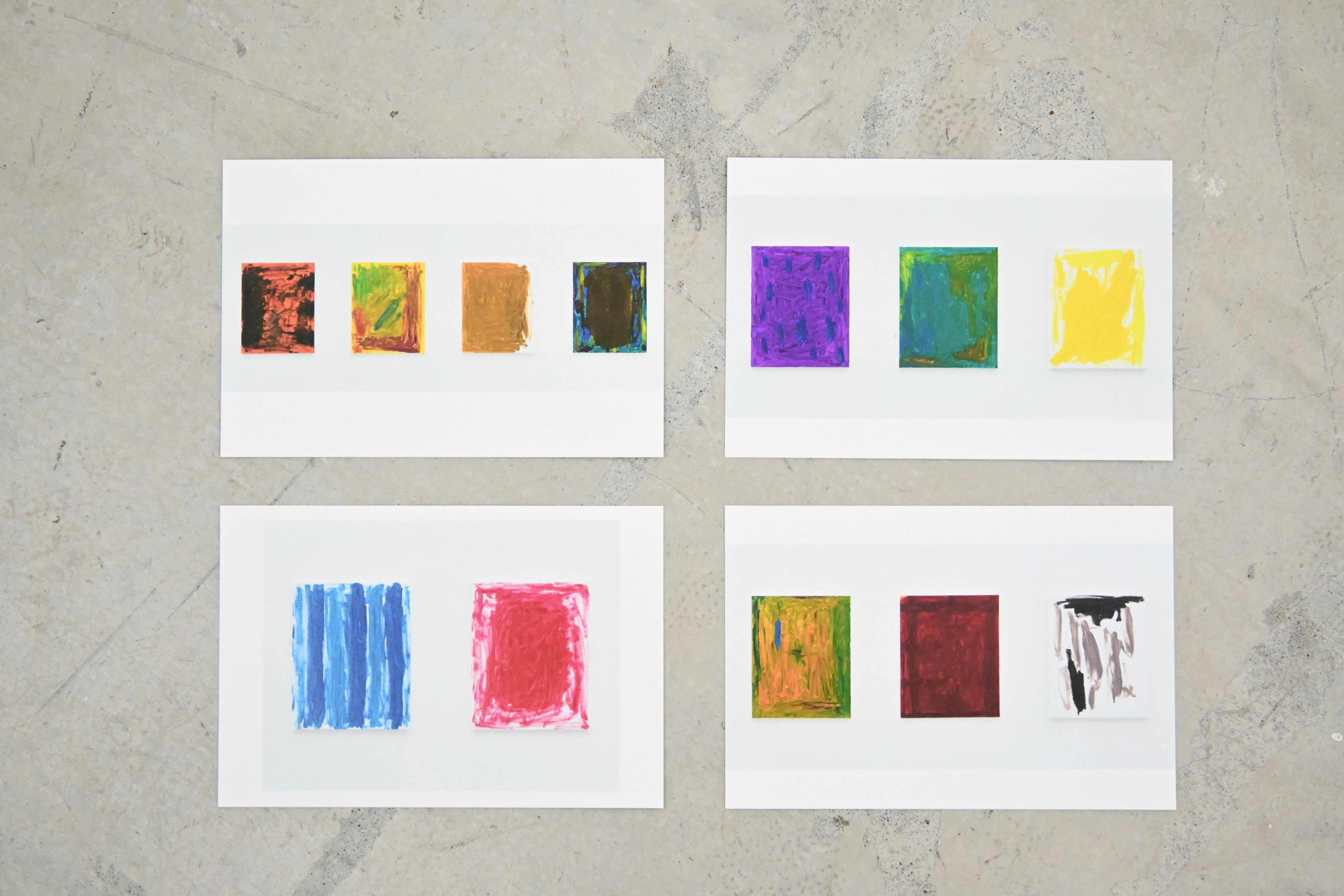 加賀美健「10 minutes paintings」ポストカードセット（4種）　