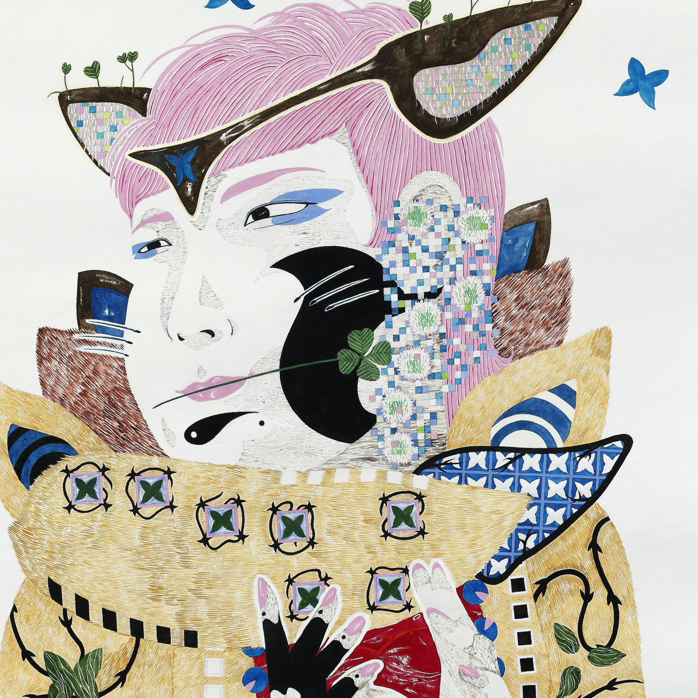 陰陽あわいのたなごころから 生まれいづる大地の行く先 北都ななほし　占う姉貴　KIKINEKI  【額装済】