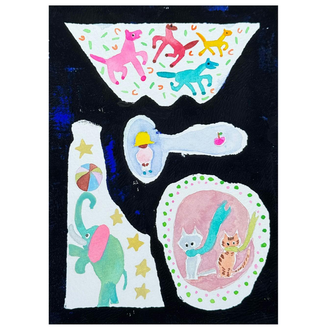 りんごのマークのスプーン