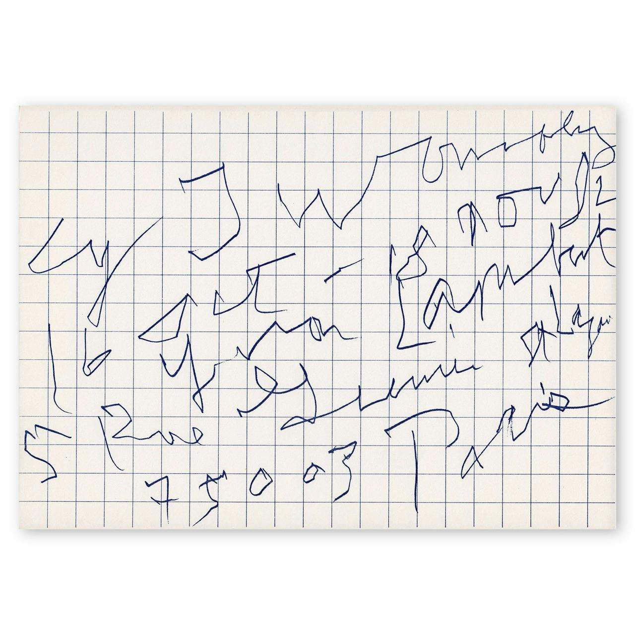 CY TWOMBLY: INVITATION (1982)