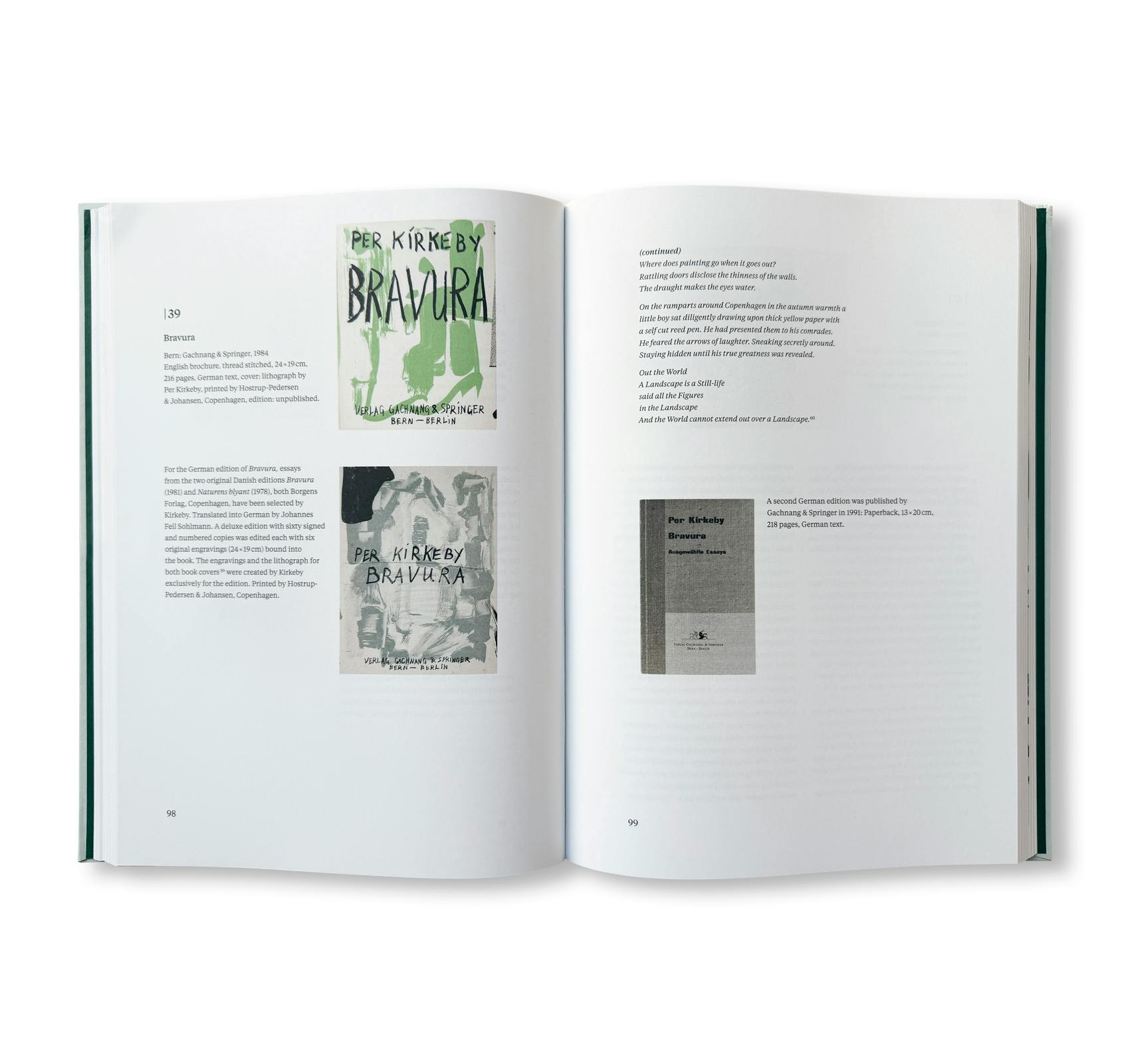 PER KIRKEBY: ARTIST BOOKS 1965–2017