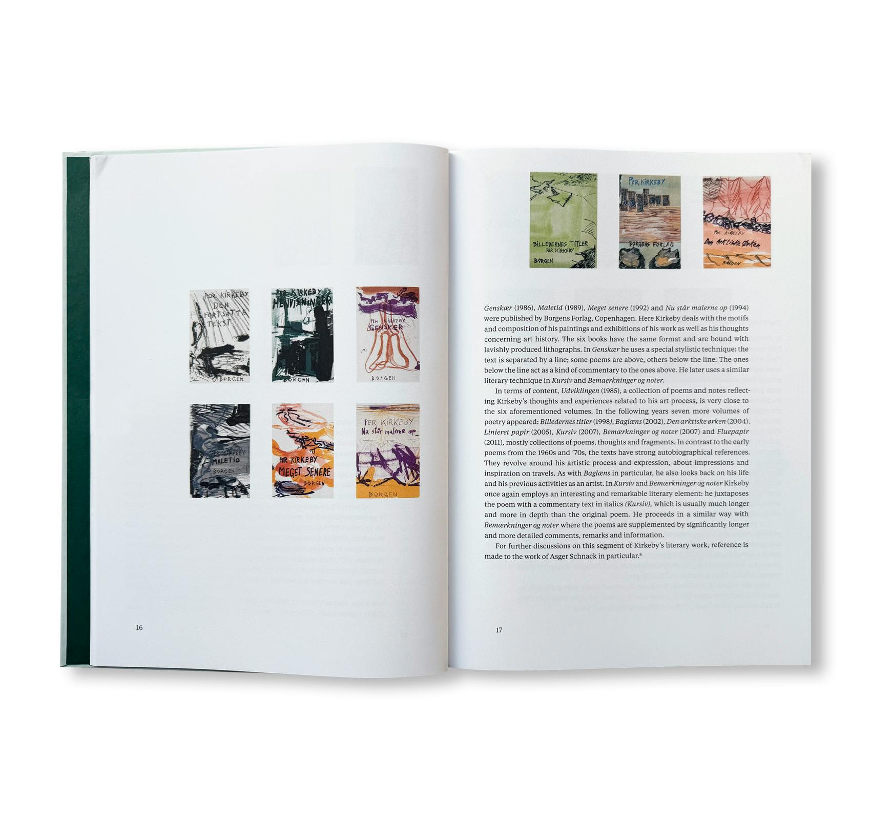 PER KIRKEBY: ARTIST BOOKS 1965–2017