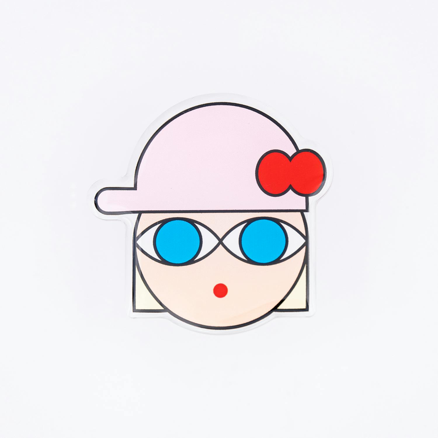 瓜生太郎　Taro Uryu　Smartphone Grip　PINK CAP_A