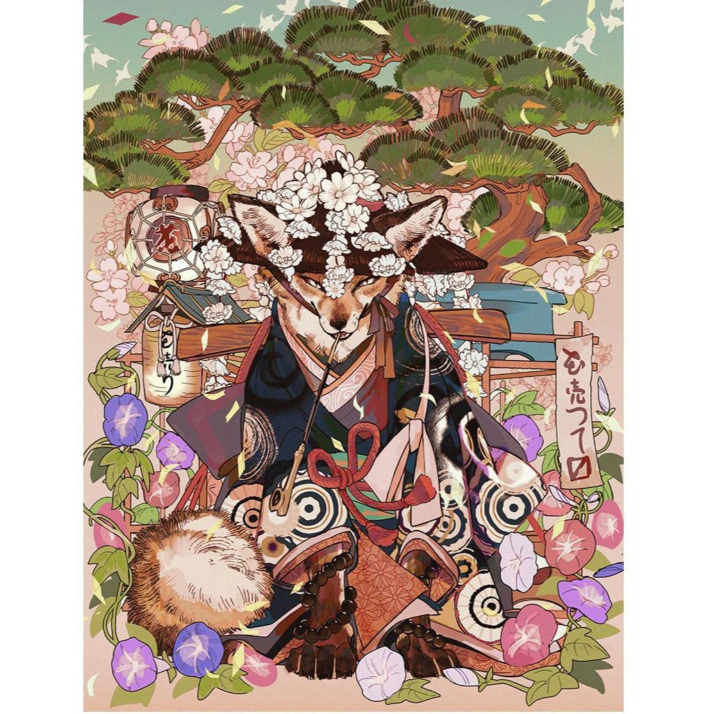 花売りの狐