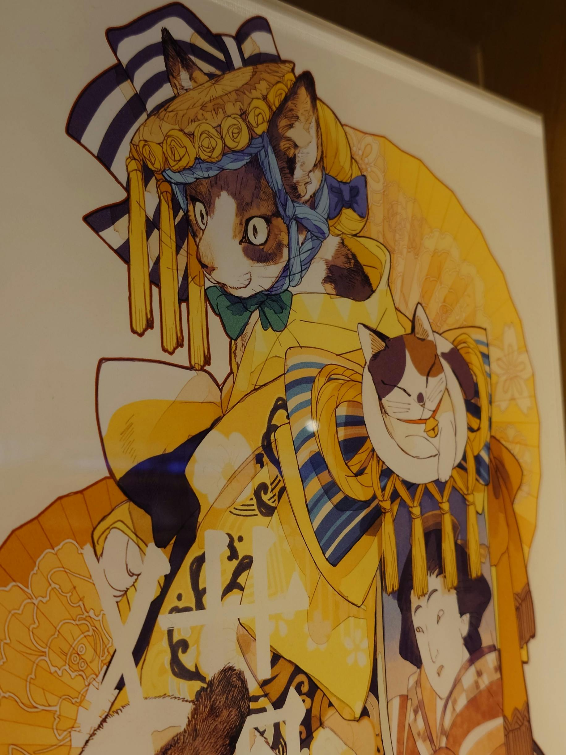 アクリルマウント作品『KANJI_NEKO』