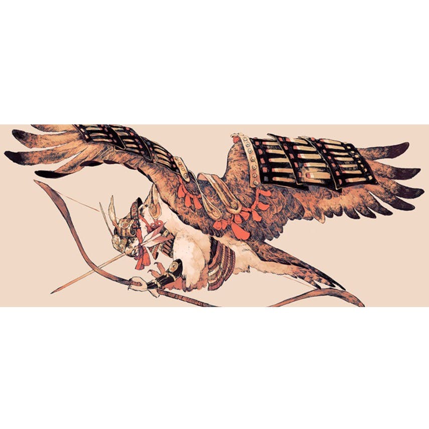 アクリルマウント作品『鎧鳥_ミサゴ』