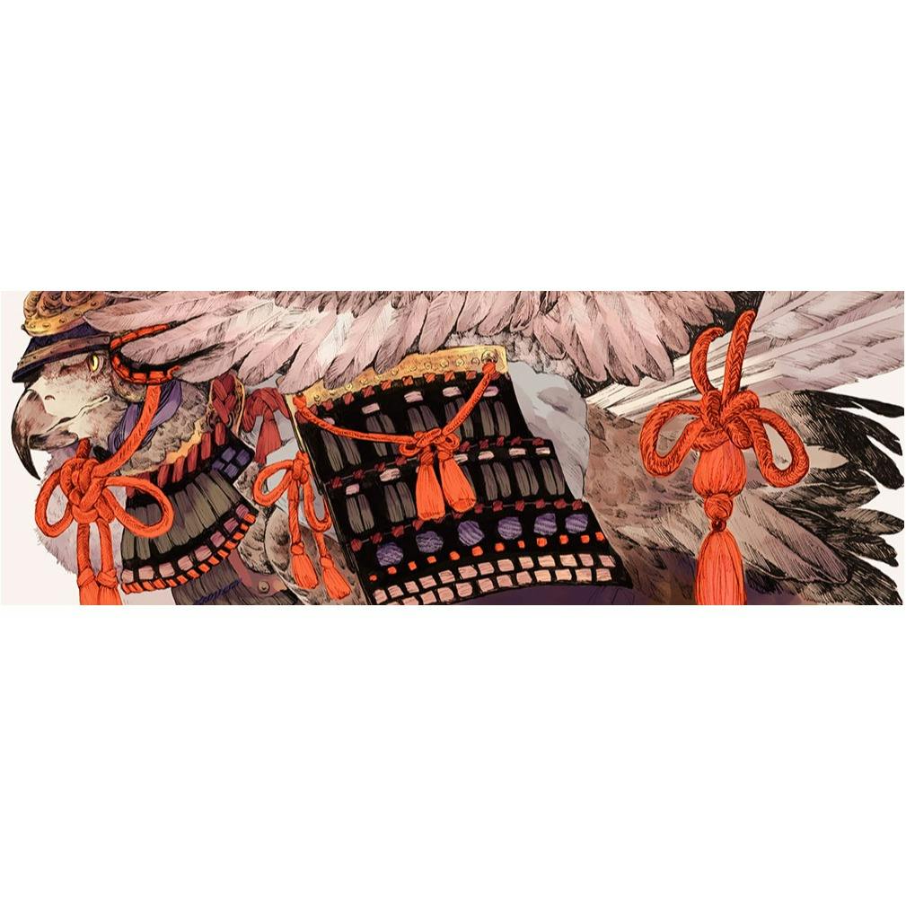 アクリルマウント作品『鎧鳥』
