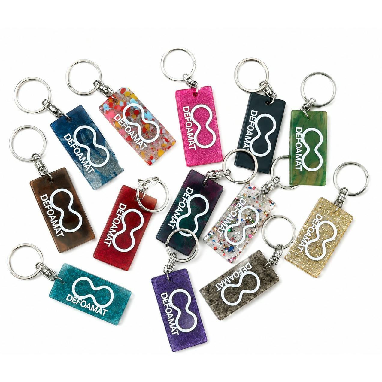 DEFOAMAT Logo Key Chain