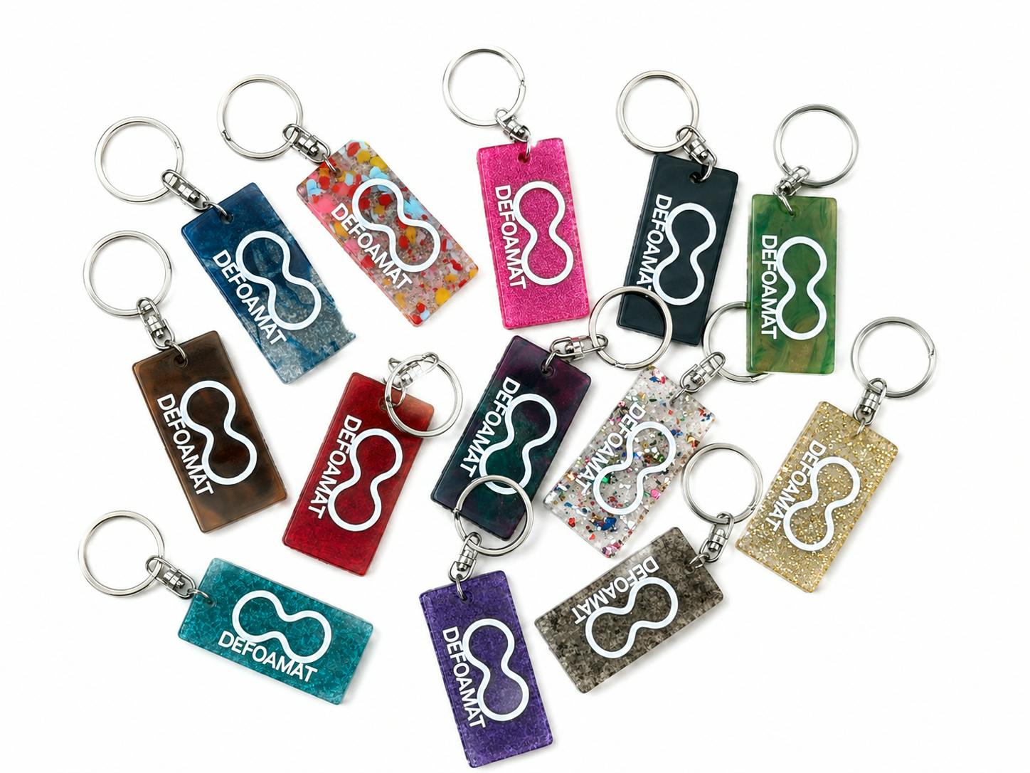 DEFOAMAT Logo Key Chain