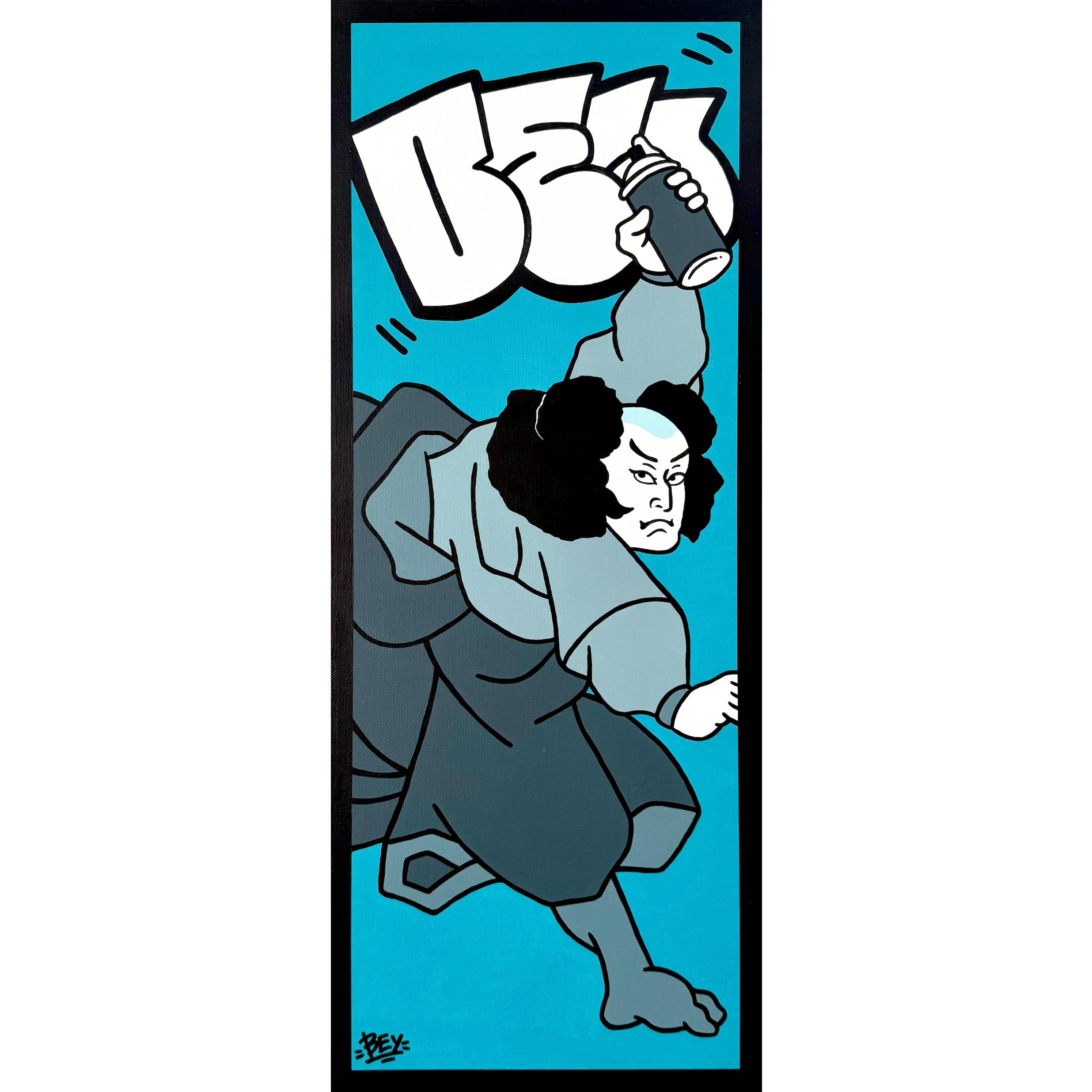 SAMURAI GRAFFITI(BLUE)