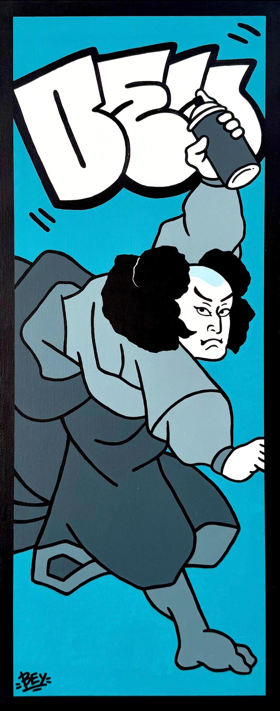 SAMURAI GRAFFITI(BLUE)