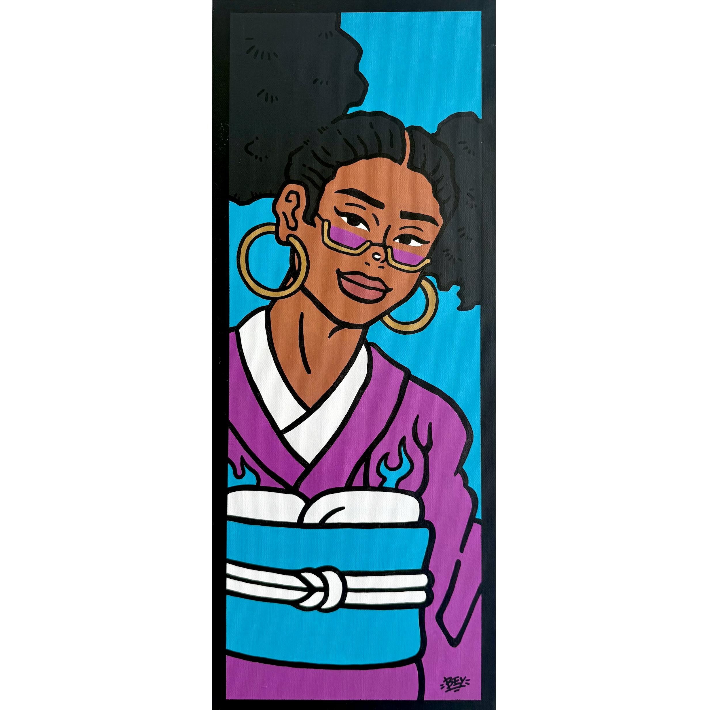 KIMONO GIRL(BLUE)