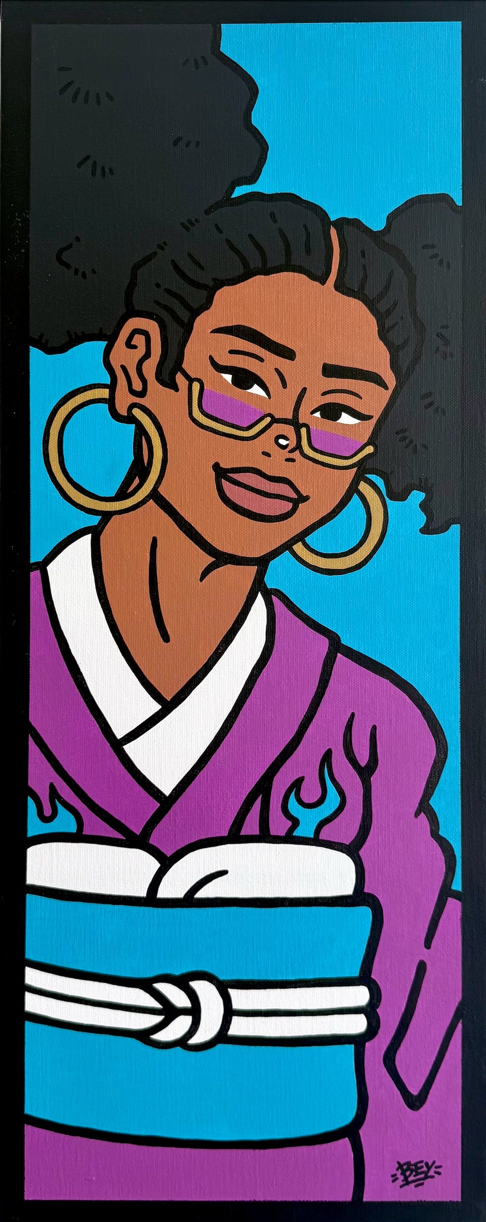 KIMONO GIRL(BLUE)