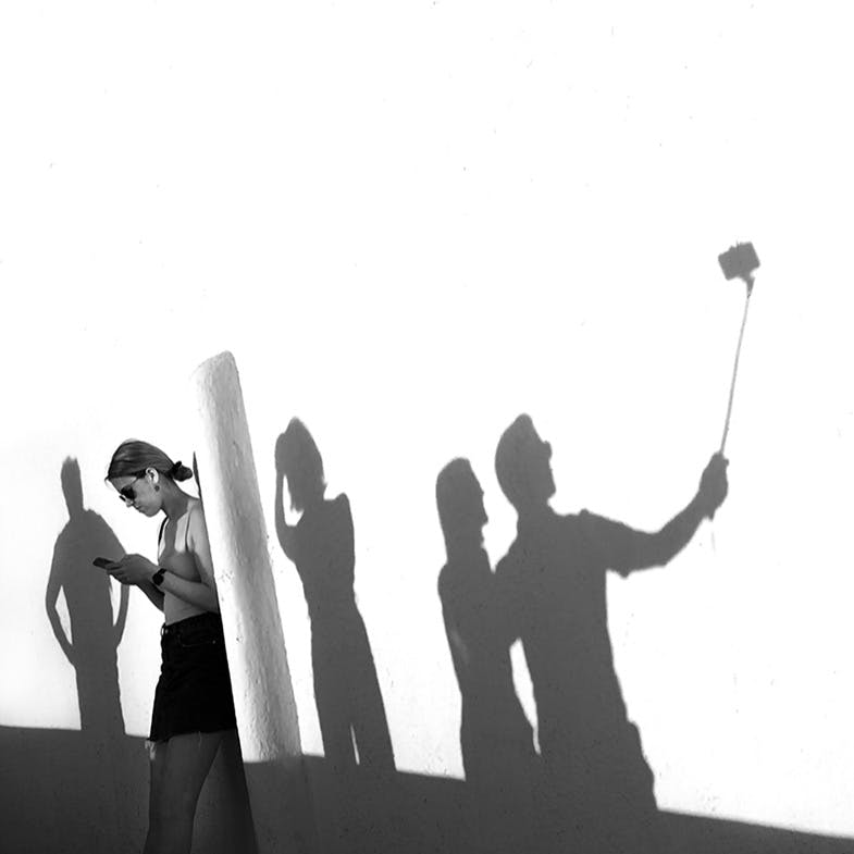 Humanity-Digitality – Sunset in Santorini