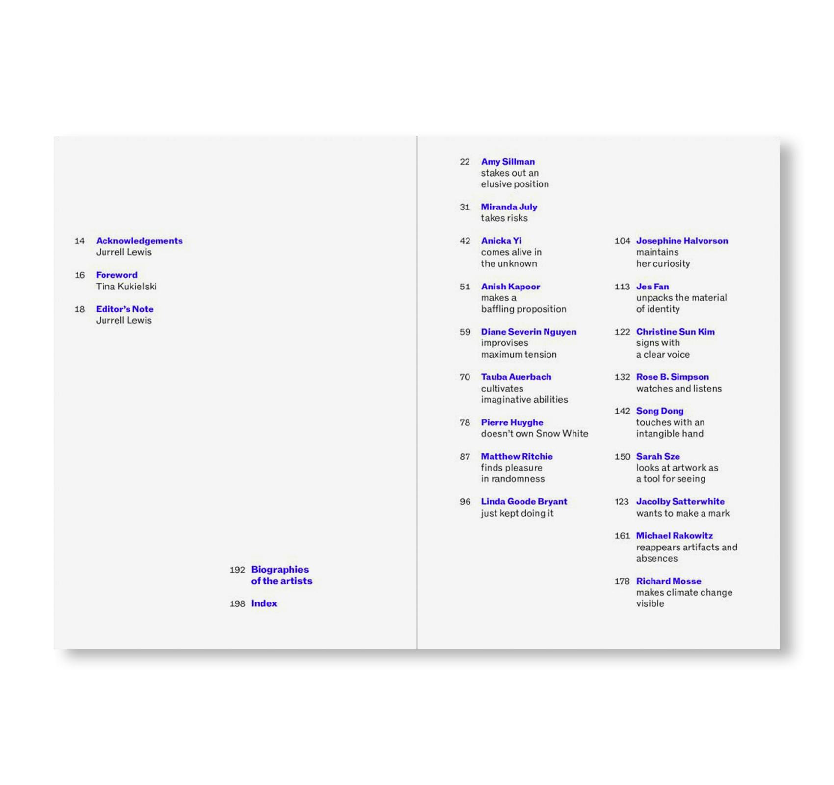 ARTISTS & THE UNKNOWN: ART21 INTERVIEWS WITH ARTISTS