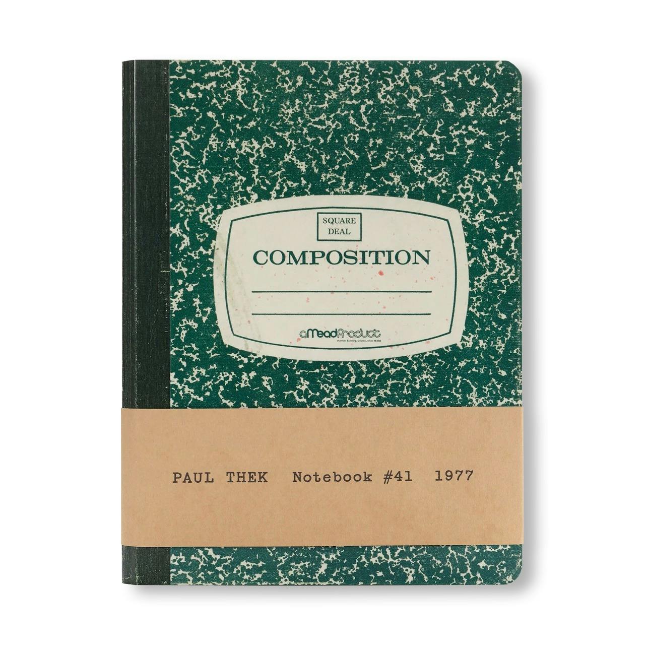 PAUL THEK: NOTEBOOK #41, 1977