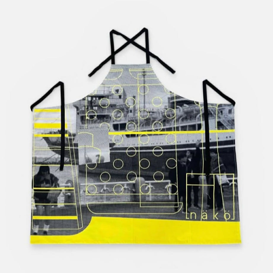 9 näkö エプロン  PORT #Yellow