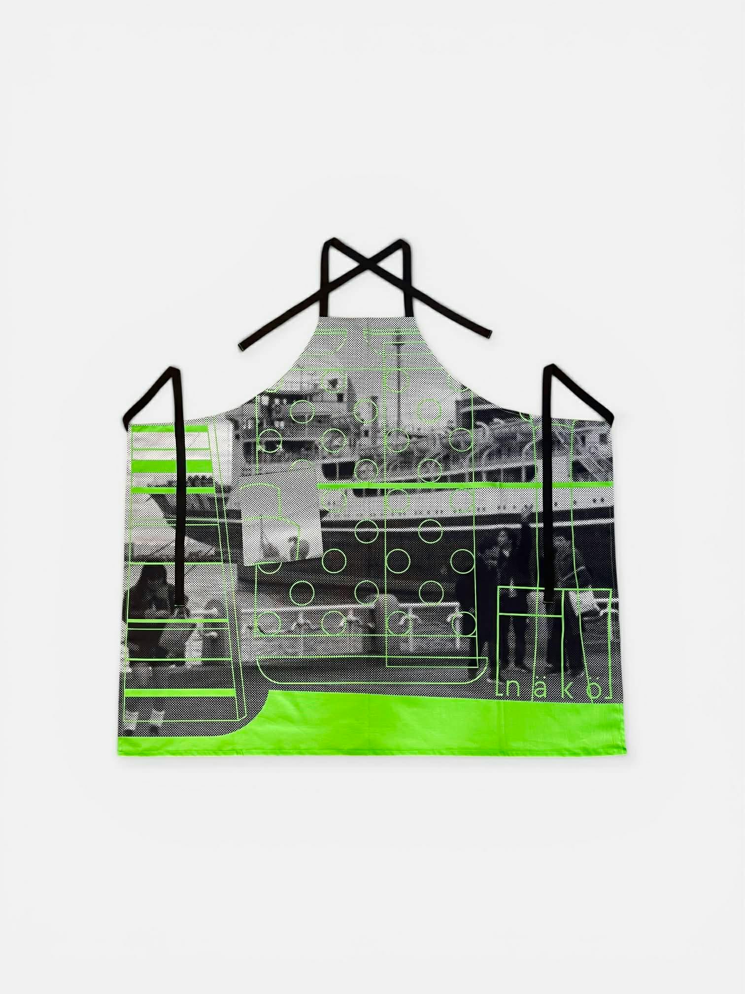 10 näkö エプロン  PORT #Green