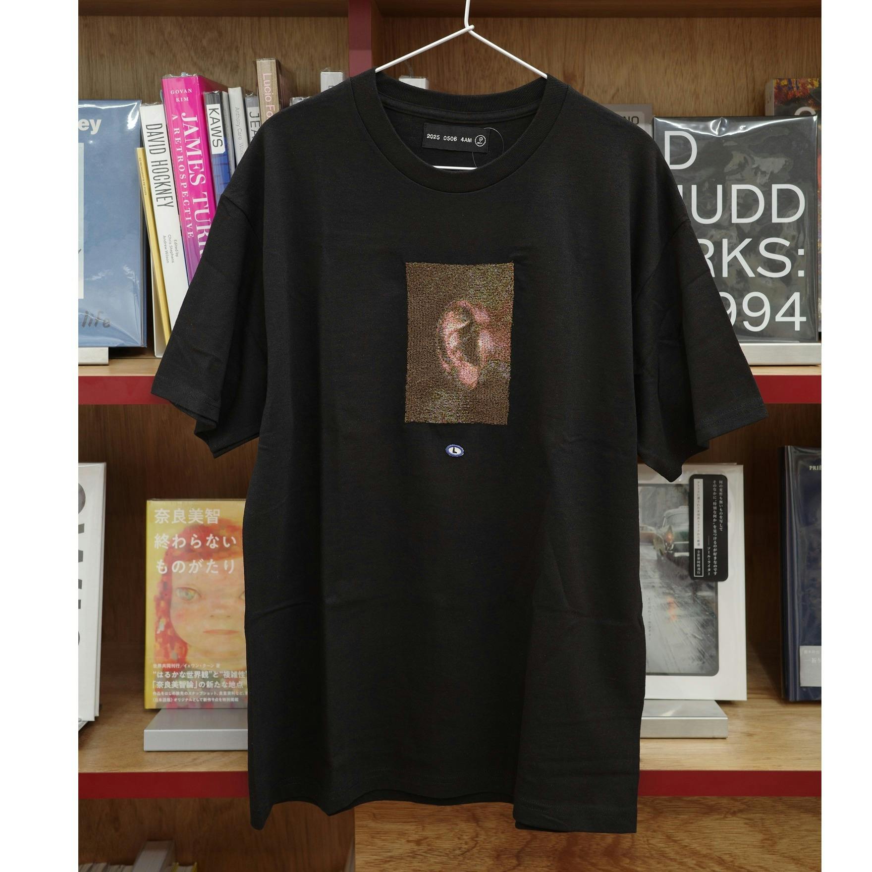 size-L 心の耳／hEARt Tee - 10color  black