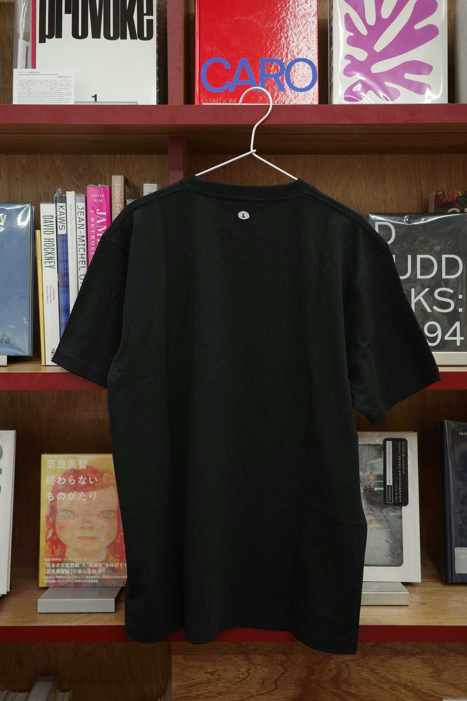 size-M EMBROIDERY Tee - mini　black
