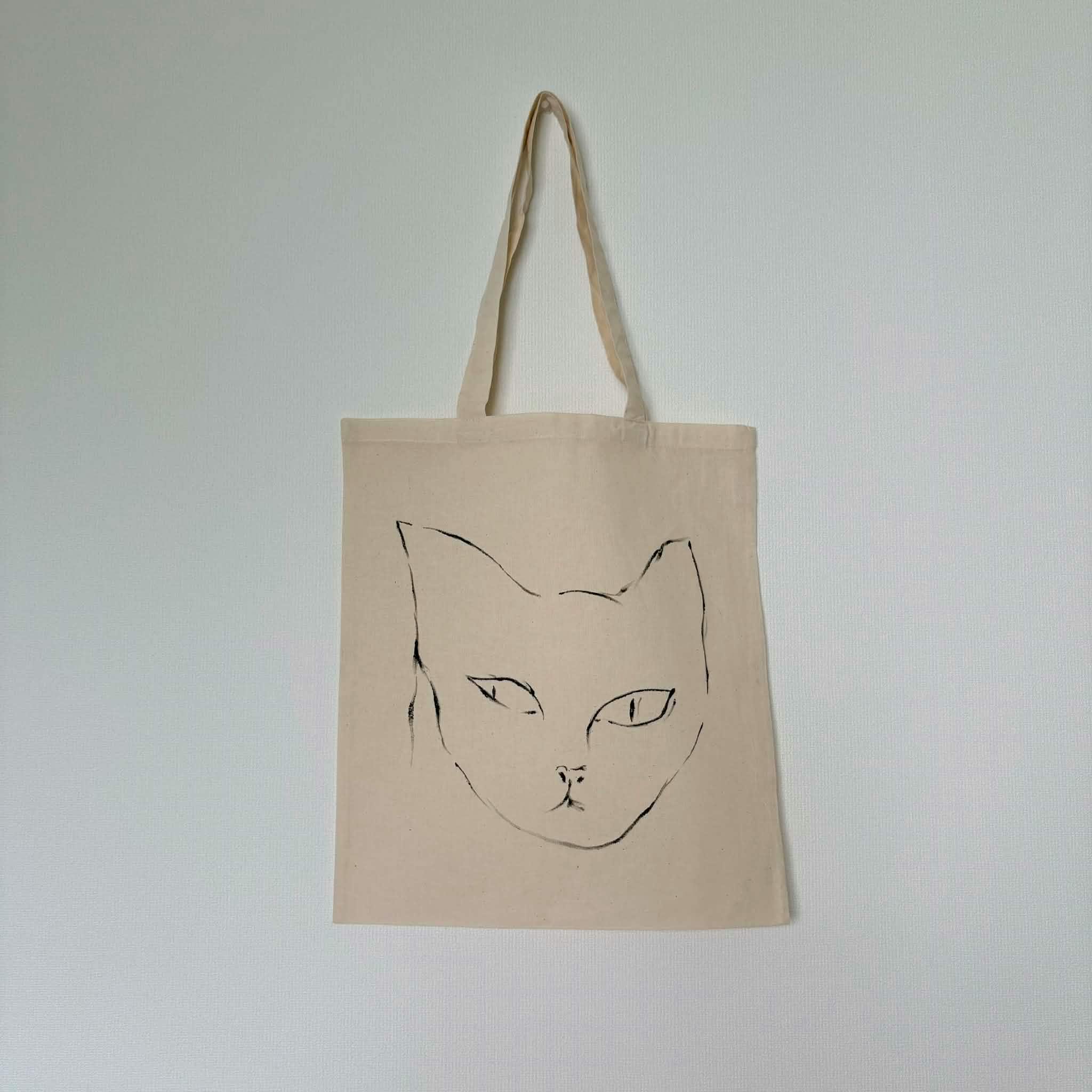 白猫トートバッグ
