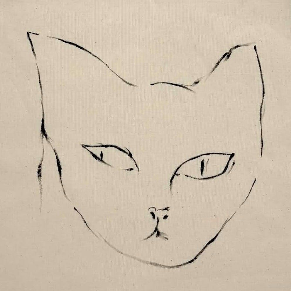 白猫トートバッグ