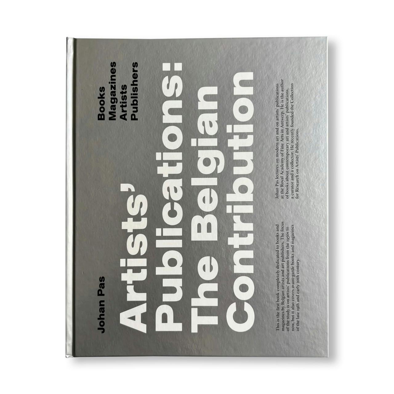 ARTIST'S PUBLICATIONS: THE BELGIAN CONTRIBUTION