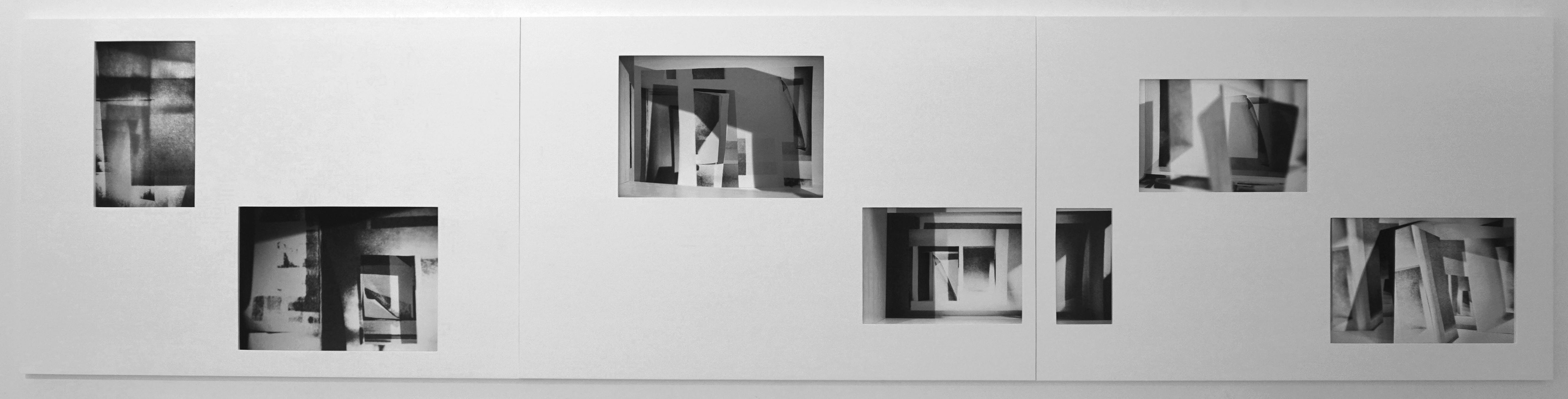 Shadows and Spaces (Re)appearing I, II, III