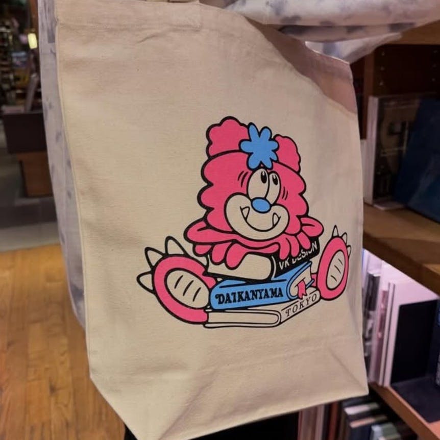 代官山蔦屋書店VERDYコラボトートバッグ ピンク