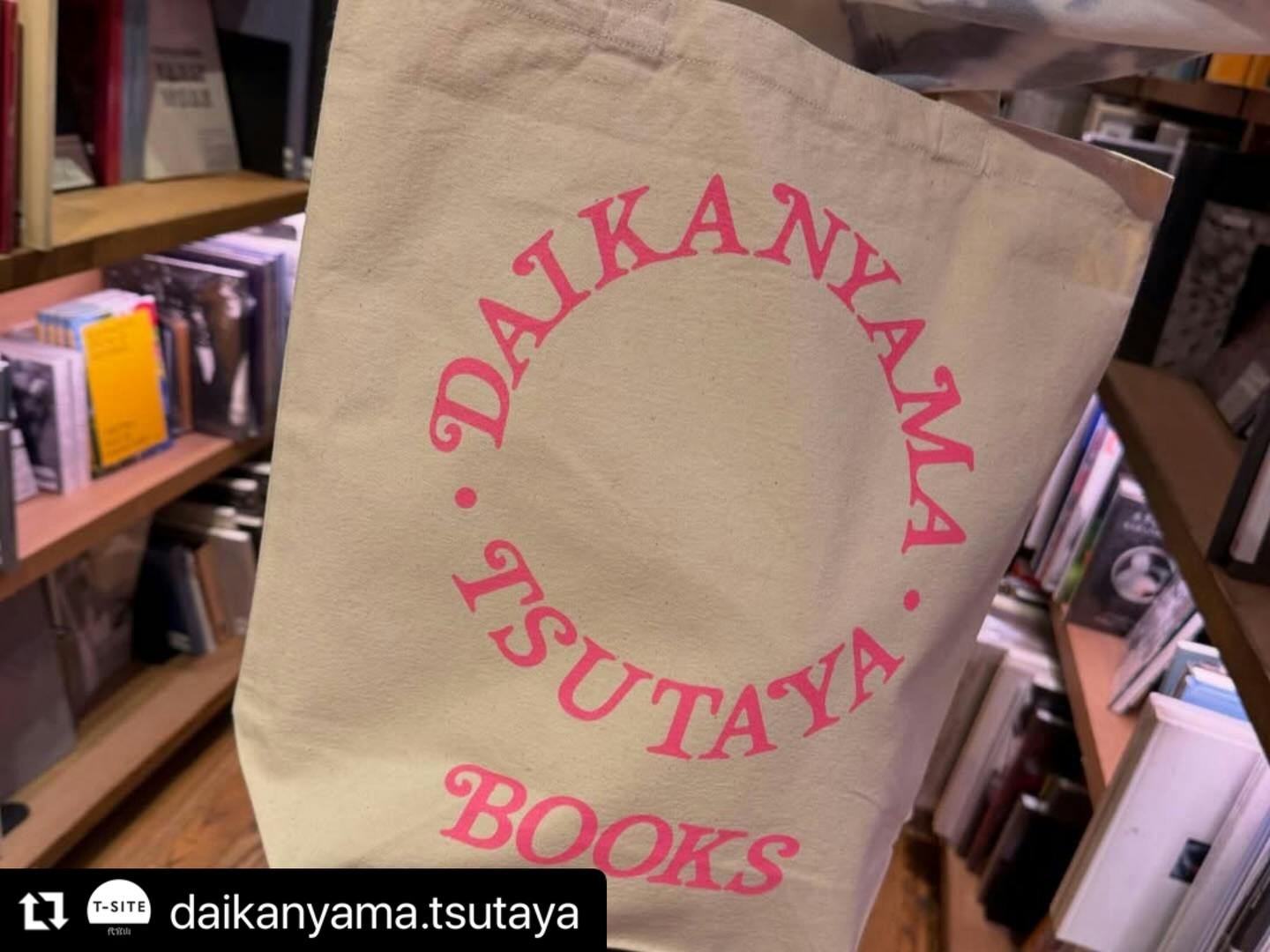 代官山蔦屋書店VERDYコラボトートバッグ ピンク