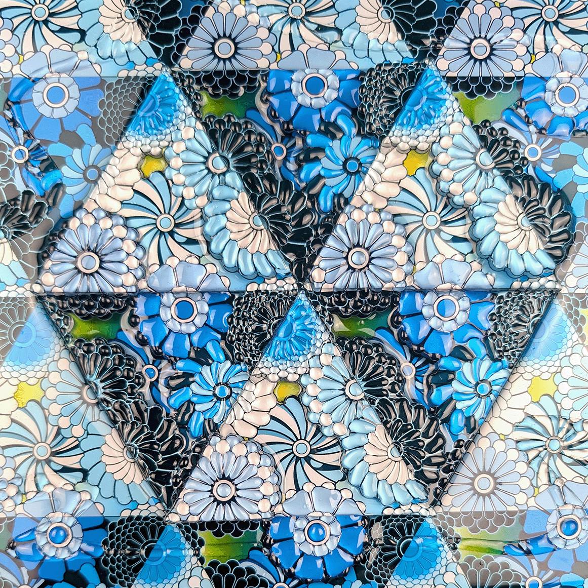 Kaleidoscope serial blue