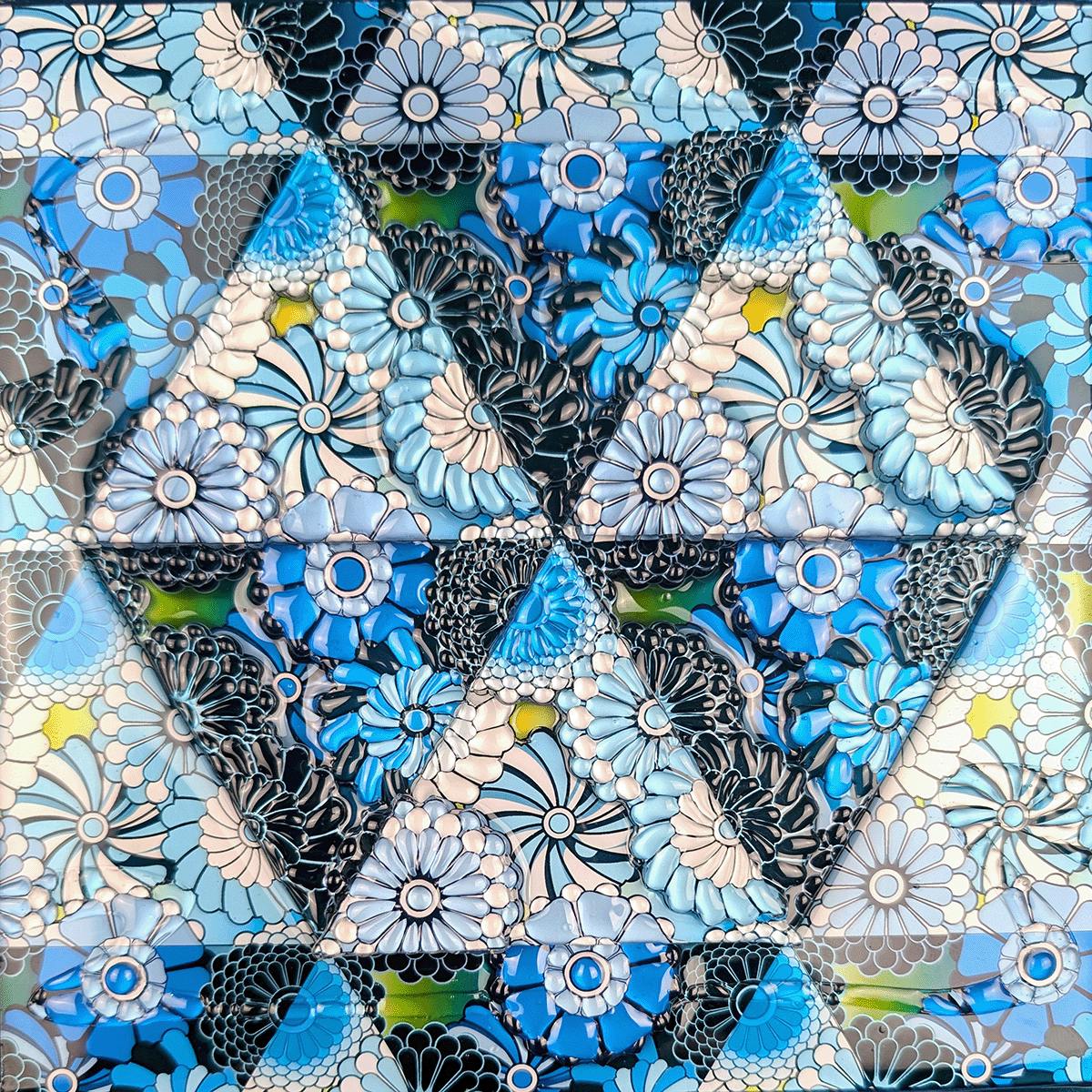Kaleidoscope serial blue