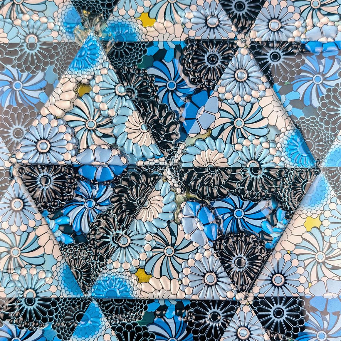 Kaleidoscope serial blue