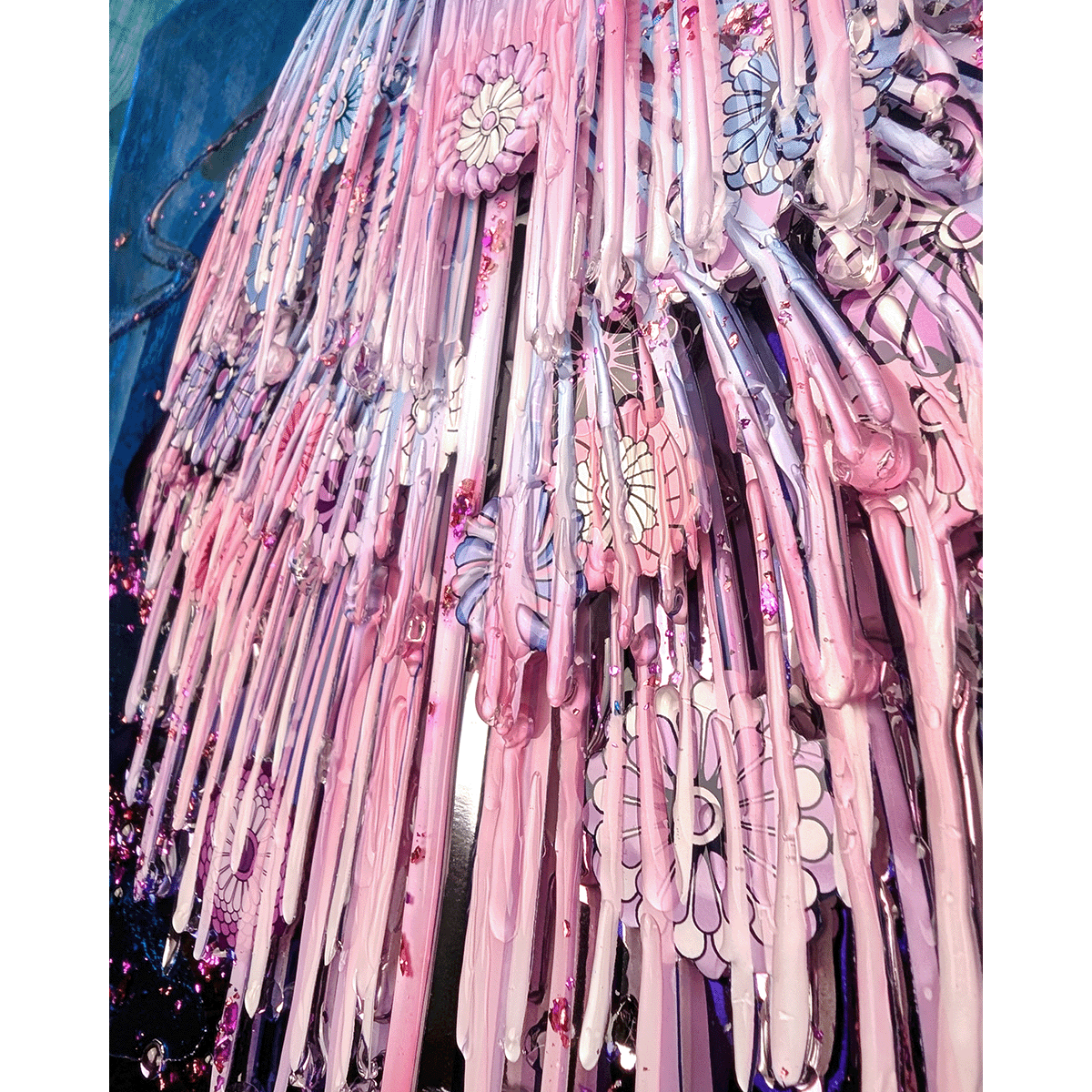 Fireworks #01 BLUE and PINK