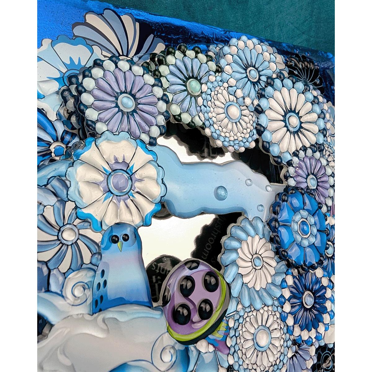 Behind the Flower on BLUE