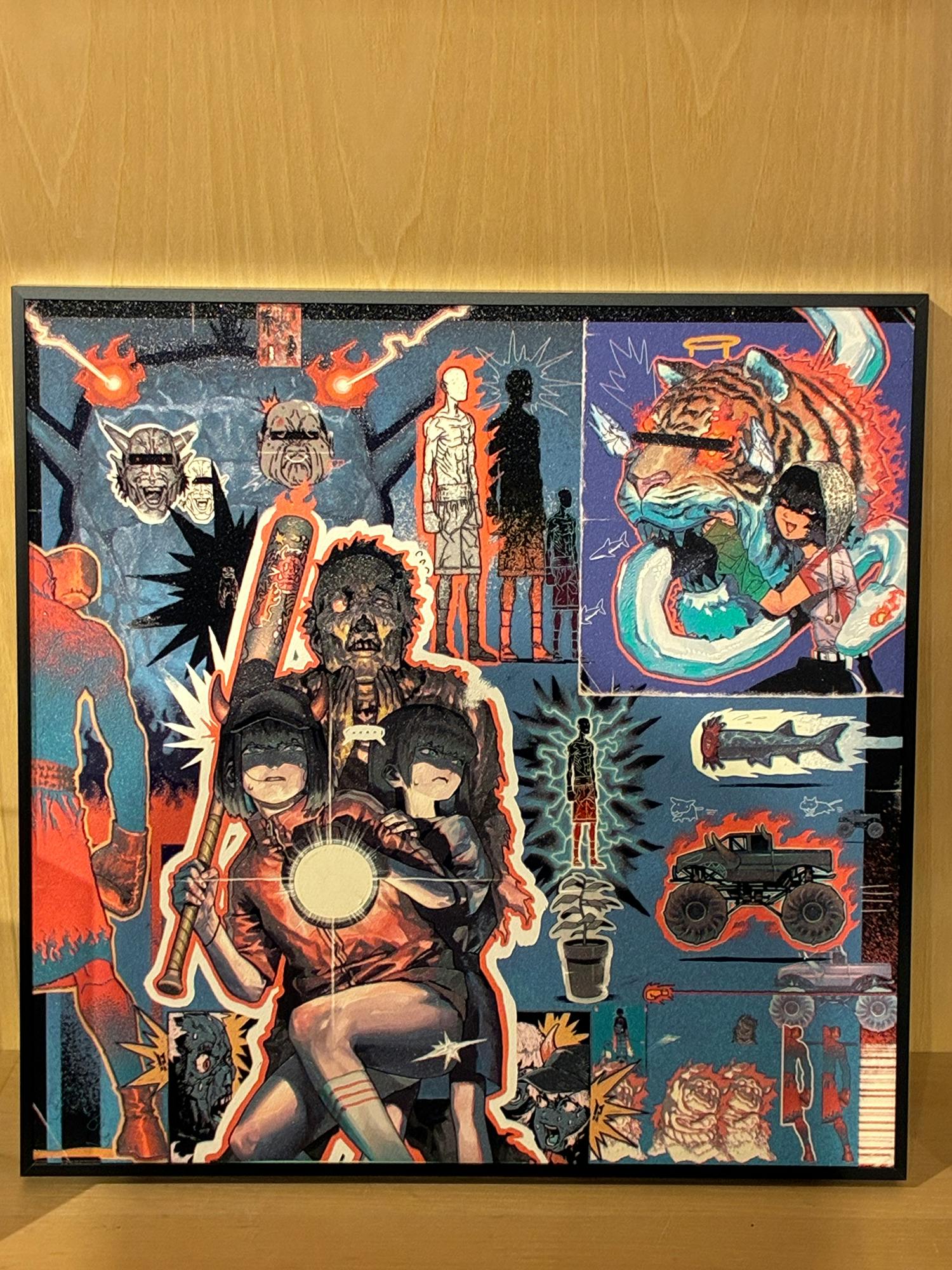 【直筆サイン入り】特殊印刷額装複製原画  #6