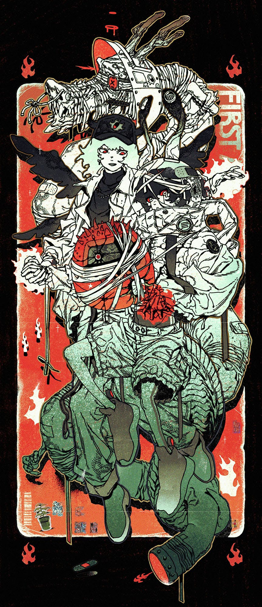 【直筆サイン入り】特殊印刷額装複製原画  #10